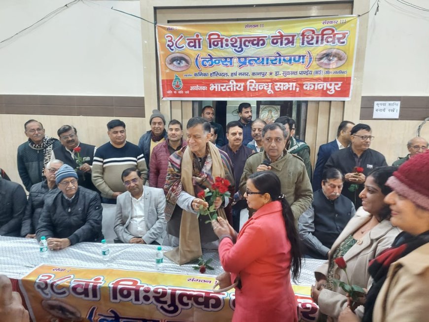 सतीश महाना बोले – मानव सेवा का यह पुनीत कार्य अनुकरणीय उदाहरण है