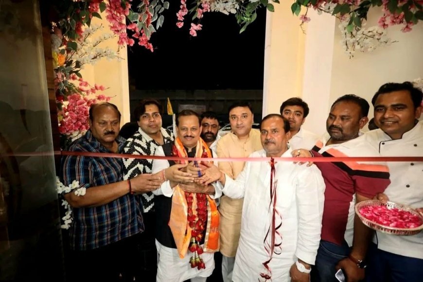 बीजेपी सांसद ने फीता काटकर किया पेर्च रेस्टोरेंट का उद्घाटन, शहरवासियों को नई सुविधा का मिला तोहफा