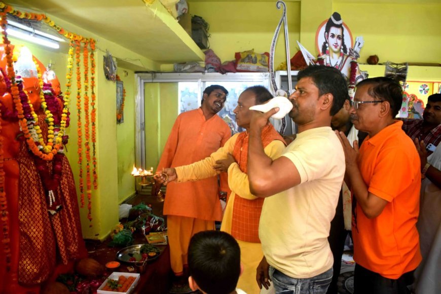 भक्ति और भव्यता के संग मनी हनुमान जयंती, समया मांइ मंदिर में हुआ सुंदरकांड पाठ और दिव्य आरती
