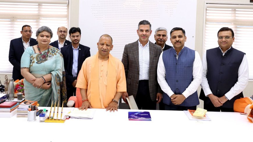 सीआईआई प्रतिनिधिमंडल ने की मुख्यमंत्री योगी से मुलाकात, 1 ट्रिलियन डॉलर की अर्थव्यवस्था के लक्ष्य पर हुई चर्चा