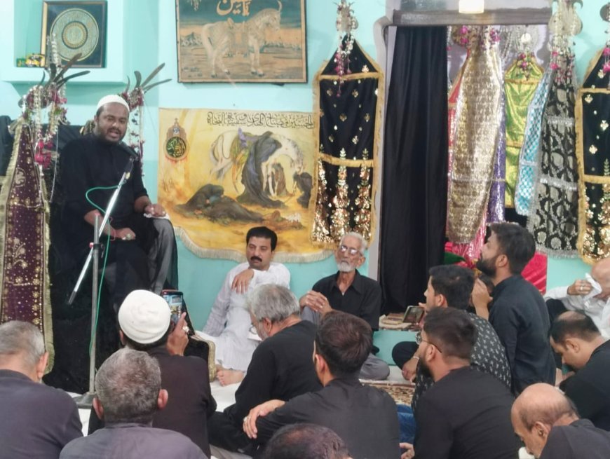 माहे मोहर्रम: अश्कों और अकीदत में डूबी रही तीसरी तारीख, मातम और मजलिसों से गूंजा प्रयागराज