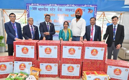 SBI लखनऊ मंडल ने 70वां स्थापना दिवस सीएसआर पहल के साथ मनाया