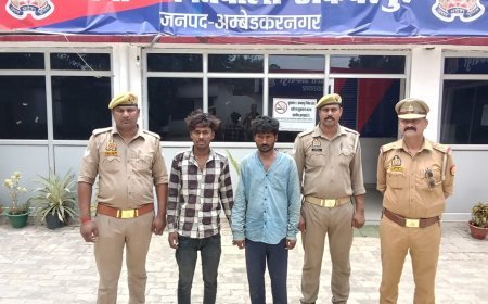 अंबेडकरनगर में पुलिस का शक्ति प्रदर्शन: परेड से लेकर गो-तस्करी तक कार्रवाई तेज