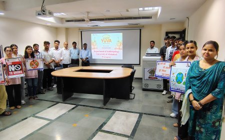 "विकसित भारत के लिए नशामुक्त युवा" विषय पर इलाहाबाद विश्वविद्यालय में जागरूकता कार्यक्रम आयोजित