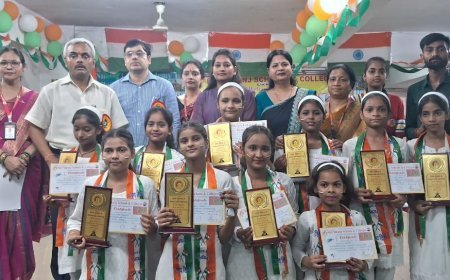 बाल निकुंज में कारगिल विजय दिवस पर देशभक्ति गीतों की गूंज