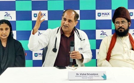 मैक्स हॉस्पिटल, लखनऊ में दुर्लभ ओपन-हार्ट सर्जरी से बचाई गई 46 वर्षीय महिला की जान