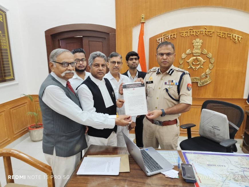कानपुर लायर्स चुनाव: हाईकोर्ट के निर्देशों के पालन को लेकर पुलिस कमिश्नर से मिला अधिवक्ताओं का प्रतिनिधिमंडल