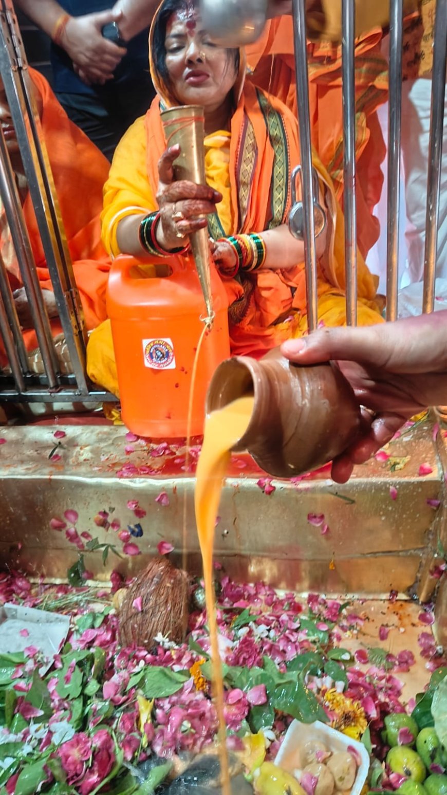 सावन के रुद्राभिषेक में भाजपा जिलाध्यक्ष ने चढ़ाई श्रद्धा की धार