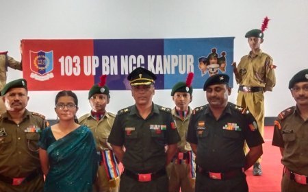 NCC कैडेट्स ने रंगारंग कार्यक्रम से दिखाई अपनी प्रतिभा