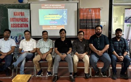 जीएसवीएम मेडिकल कॉलेज में “बोन एंड ज्वाइंट डे” का आयोजन, वृद्धों की अस्थि समस्याओं पर हुई चर्चा