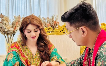 उर्वशी रौतेला ने अनोखी राखी से रचा इतिहास, भाई को बांधी असली चांदी की 'लाबुबू' राखी