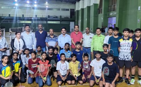 युवा शटलर्स का शानदार प्रदर्शन, जिला प्रतियोगिता में बनाई जगह