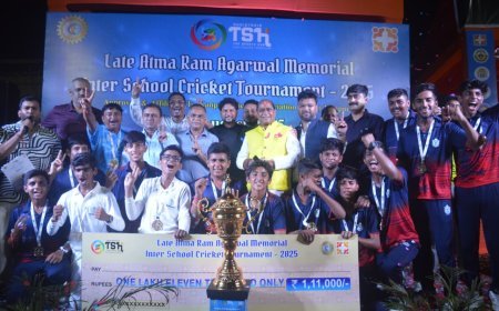 डीपीएस कल्याणपुर ने जीता इंटर स्कूल क्रिकेट टूर्नामेंट का खिताब