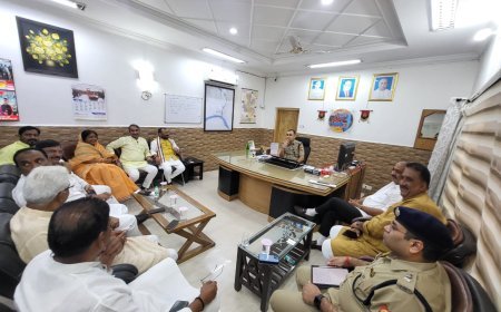 Police आयुक्त के साथ जनप्रतिनिधियों व भाजपा नेताओं की समन्वय बैठक सम्पन्न 