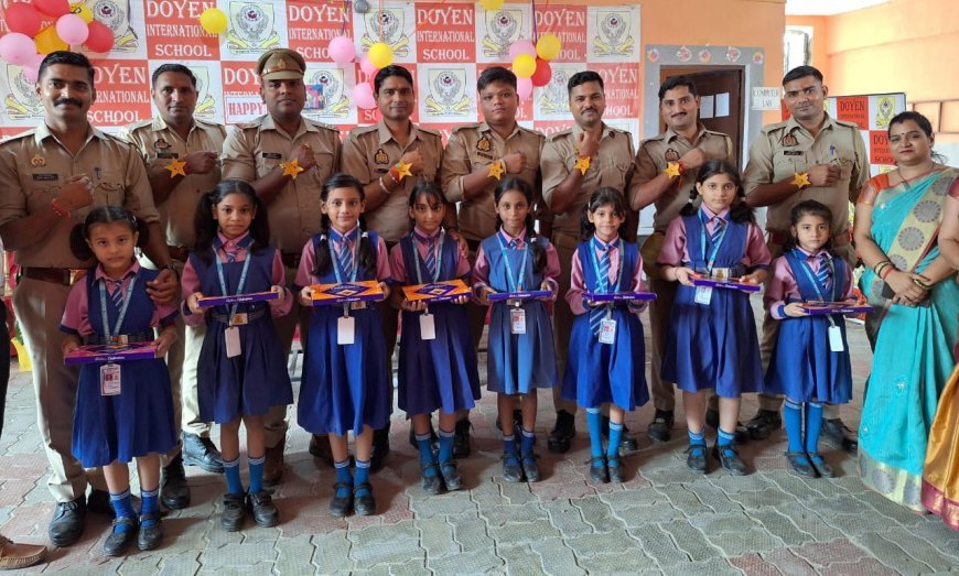 डोएन इंटरनेशनल स्कूल में अनोखा रक्षाबंधन: अग्निशमन विभाग के जाबांजों को सम्मान