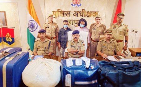 हापुड़ एसपी ने किया फर्जी लूट का भंडाफोड़: व्यापारी ने ही रची थी 20 लाख की साजिश