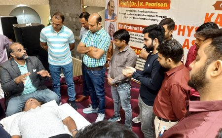 फिजियोथेरेपी की आधुनिक तकनीकों पर विशेष कार्यशाला का सफल आयोजन
