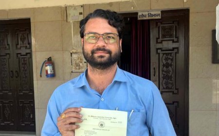 अमित शर्मा को PHD डिग्री की उपाधि मिली