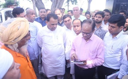 शिव मंदिर सौंदर्यकरण हेतु एक करोड़ की स्वीकृति, मंत्री नरेंद्र कश्यप ने किया दौरा