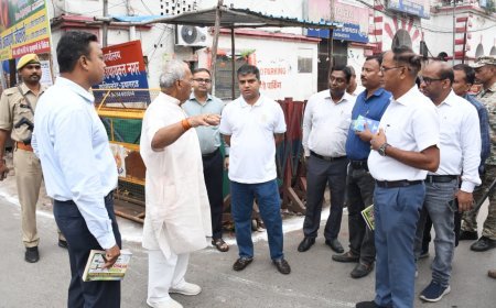 जिलाधिकारी ने नवरात्रि, दुर्गापूजा एवं दशहरा पर्व को लेकर तैयारियों को परखा