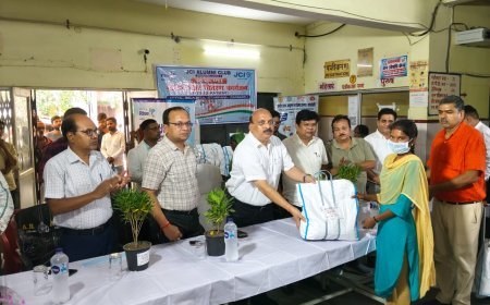 टीबी मरीजों के लिए गोद लेने का कार्यक्रम आयोजित, 37 मरीजों को पोषण पोटली वितरित