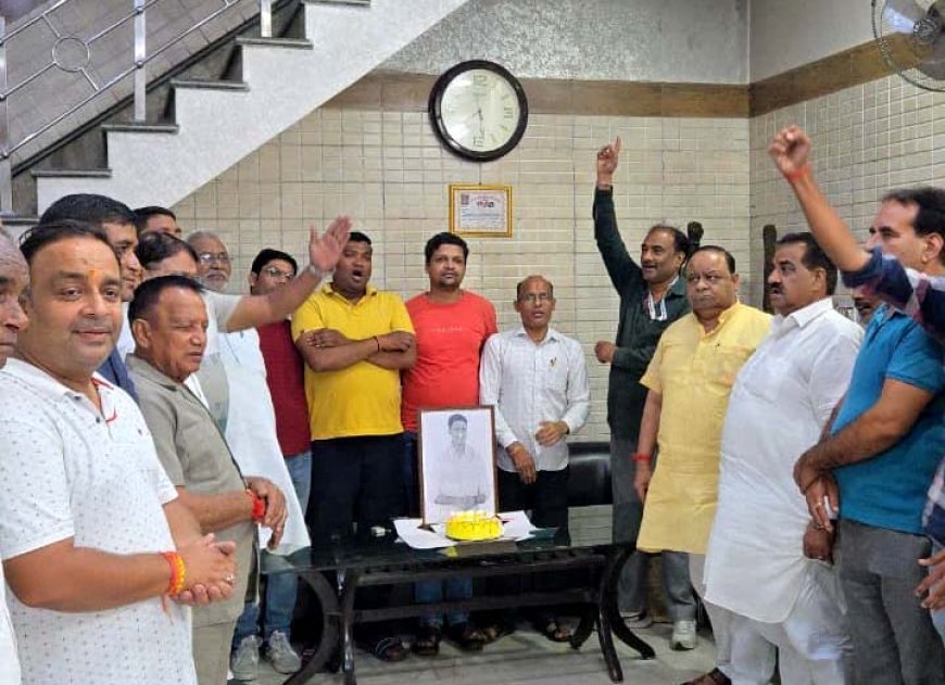 कांग्रेस नेता सचिन पायलट का 49 वां जन्मदिन *कांग्रेसियों ने मनाया