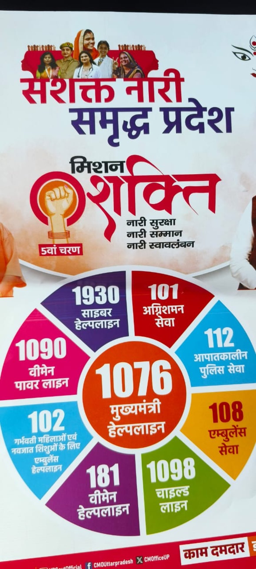 मिशन शक्ति 5.0 : छात्राओं व महिलाओं को हेल्पलाइन नंबर एवं योजनाओं की जानकारी