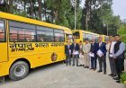 भारत ने नेपाल के शिक्षण संस्थानों को भेंट की 81 बसें