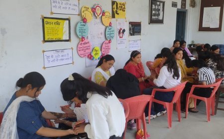प्रतियोगिता से छात्राओं में छिपी प्रतिभा उजागर करना : प्राचार्या