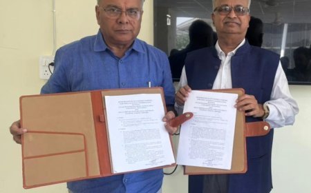 राजर्षि टंडन मुक्त विश्वविद्यालय ने त्रिपुरा मुक्त विश्वविद्यालय से एम ओ यू किया