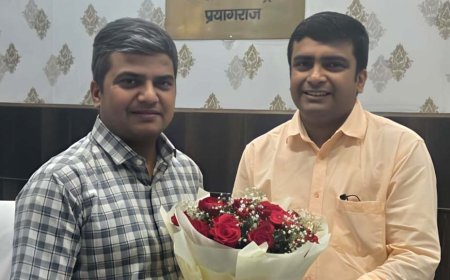 डीएम से एसआरएन में नई एमआरआई मशीन और कोरांव में बाईपास रोड की मांग