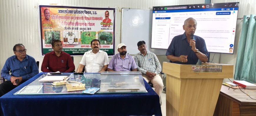 सोसाइटी सचिव द्वारा किसानों से अभद्रता करने पर किसान यूनियन ने दिया धरना