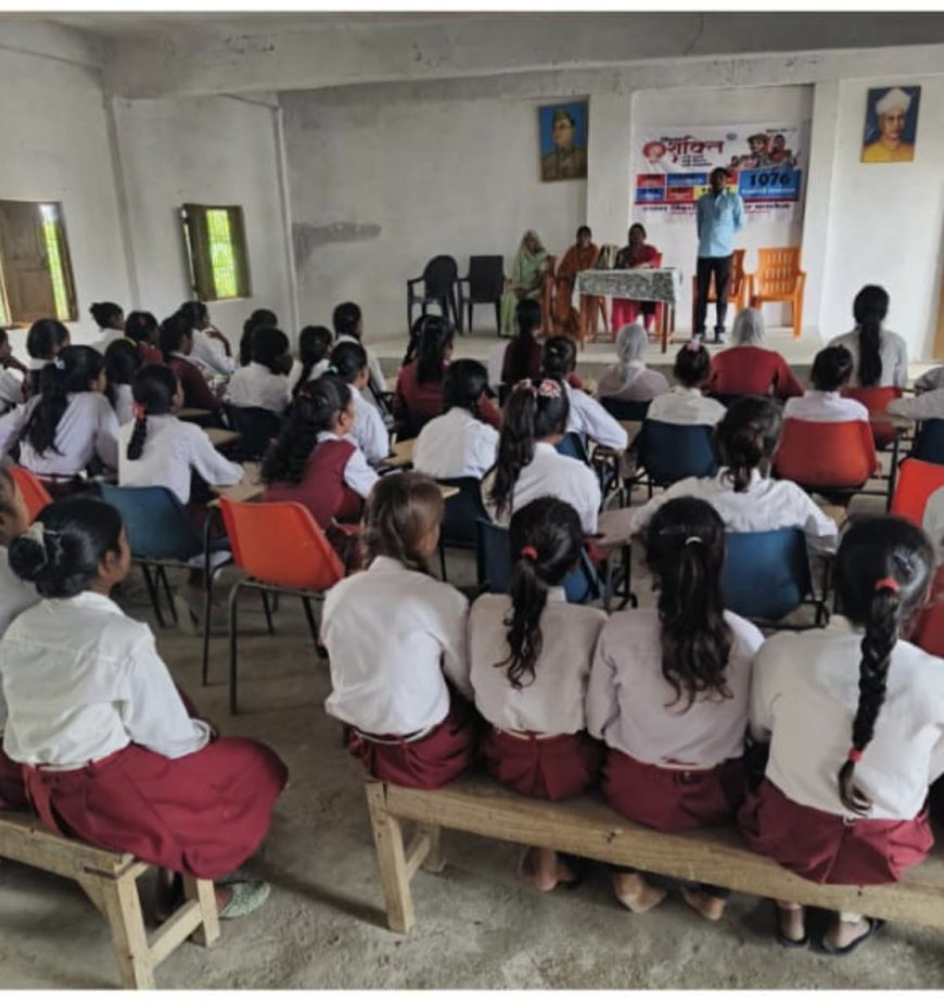 Mission Shakti फेज 5.0: टांडा के शिक्षण संस्थानों में छात्राओं को नारी सशक्तिकरण के लिए किया गया जागरूक