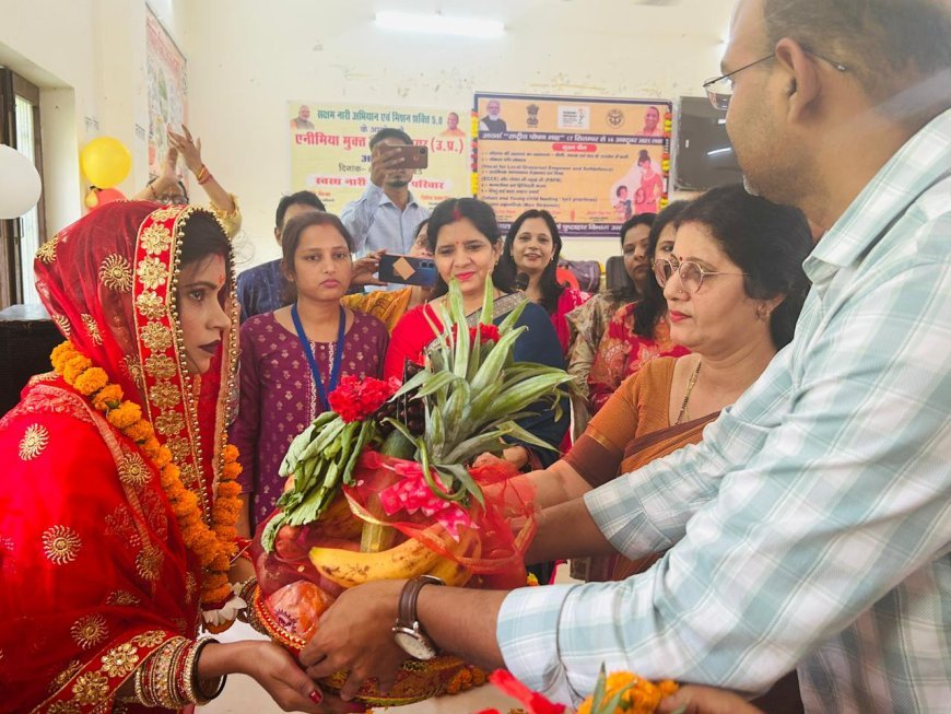गर्भवती महिलाओं की गोद भराई के साथ पोषण माह की शुरुआत