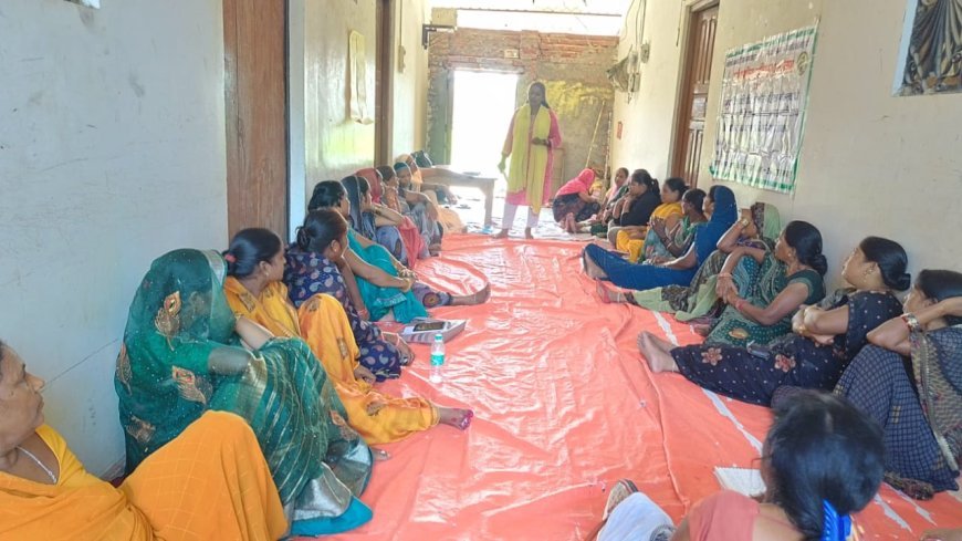 नारी संघ लीडर एवं परियोजना स्टॉफ का एक दिवसीय प्रशिक्षण का आयोजन