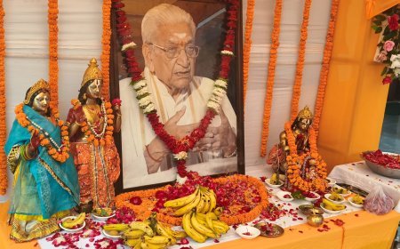 विहिप के पूर्व अंतरराष्ट्रीय अध्यक्ष अशोक सिंघल की 9वीं पुण्यतिथि श्रद्धा सुमन अर्पित 