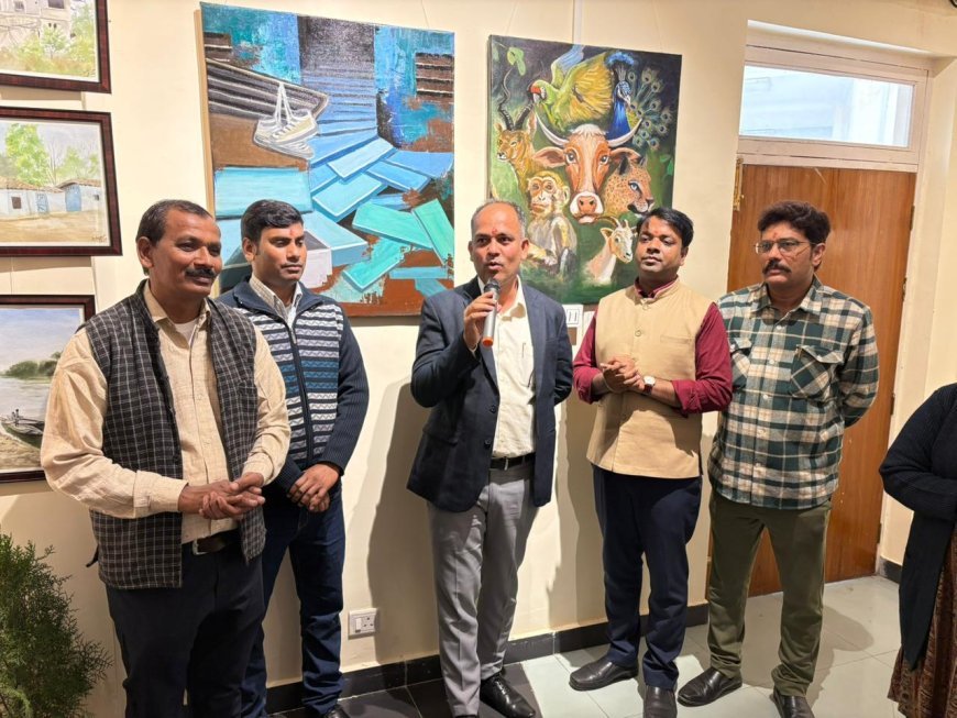 CSJMU में 'अंतर-दर्शन': विद्यार्थियों की आंतरिक अभिव्यक्ति का भव्य कला संगम