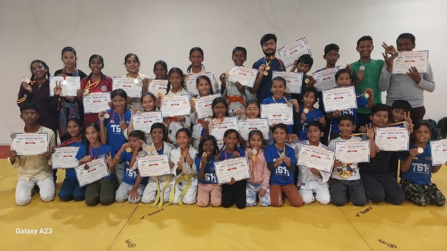 सांसद–विधायक खेल स्पर्धा में टीएसएच के जूडो खिलाड़ियों का जलवा