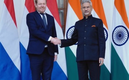 भारत-ईयू मुक्त व्यापार समझौते के लिए नीदरलैंड का साथ अहम: डॉ. जयशंकर और डेविड वैन वील की वार्ता