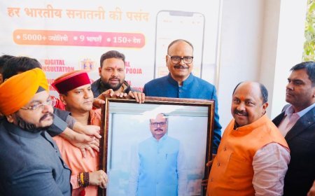 लखनऊ में 'एस्ट्रो भारत-AI' का आगाज़: उपमुख्यमंत्री ब्रजेश पाठक ने किया नए कार्यालय का उद्घाटन