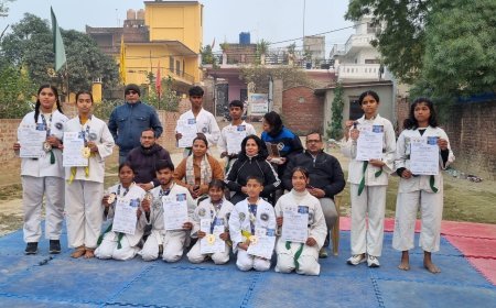 अम्बेडकरनगर के जांबाजों ने देश में गाड़ा जीत का झंडा: नेशनल ताइक्वांडो चैंपियनशिप में जीते 8 पदक, यूपी बना 'नंबर वन'