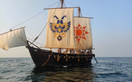 बिना इंजन के प्राचीन 'सिलाई वाले जहाज' ने ओमान के लिए भरी हुंकार