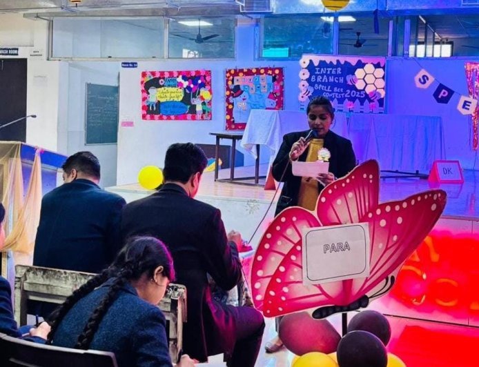 अवध कॉलेजिएट में इंटर-ब्रांच स्पेल बी प्रतियोगिता संपन्न: छात्रों ने दिखाया शानदार भाषा कौशल