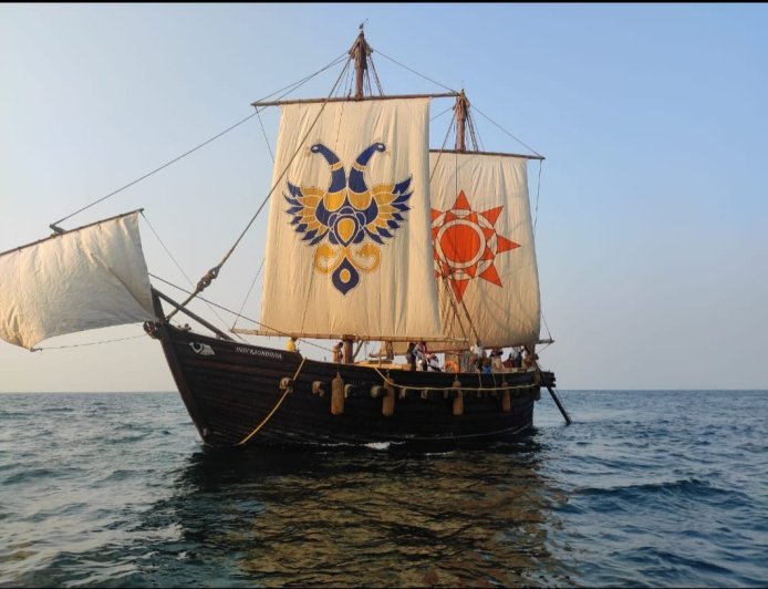 बिना इंजन के प्राचीन 'सिलाई वाले जहाज' ने ओमान के लिए भरी हुंकार