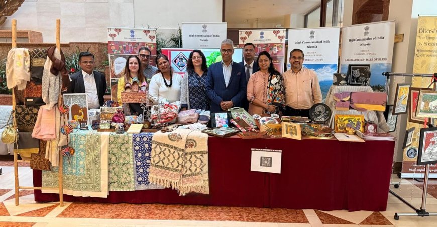 साइप्रस में भारतीय कला का डंका: मधुबनी और वारली ने मोहा मन