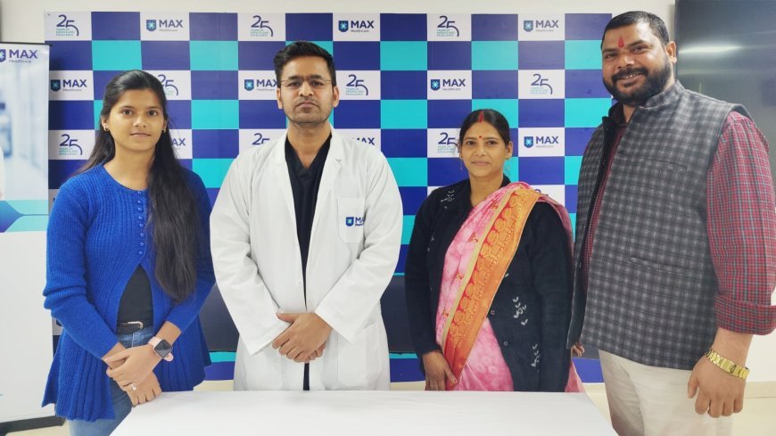 मैक्स लखनऊ का कमाल: रोबोटिक तकनीक से युवती के पैंक्रियाज से निकाला 'अंगूर' के आकार का दुर्लभ ट्यूमर