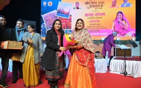 मालिनी अवस्थी ने 'चलो री गुइंया' गाकर मोह लिया सबका मन