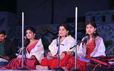 जान्हवी मिश्रा के भजनों और लोकधुनों ने मोह लिया सबका मन