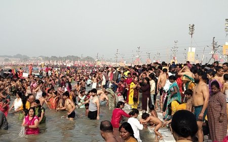 बसंत पंचमी पर 3 करोड़ 20 लाख लोगों ने संगम में लगाई आस्था की डुबकी 