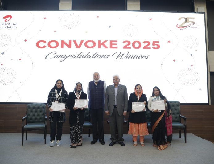 भारती एयरटेल फाउंडेशन ने CONVOKE 2025 में नवाचारी शोध को किया पुरस्कृत